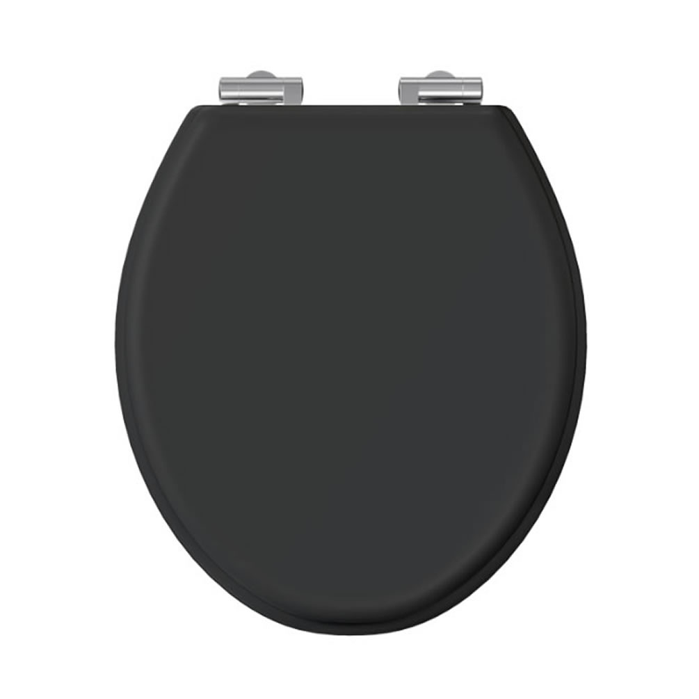 Burlington Guild Matt Black Soft Close Toilet Seat